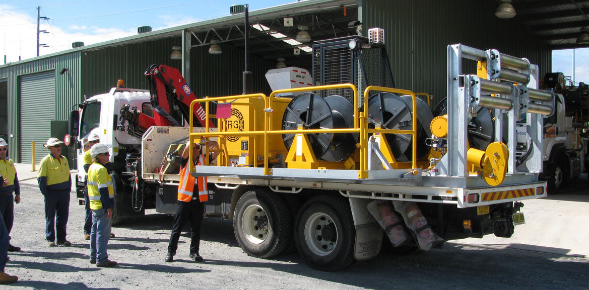 10kN/25kN 3-Drum Skid-Mounted Dual Purpose Recovery Winch