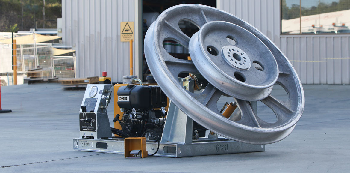 2kN Fibre Optic Skid Mount with Petrol Engine