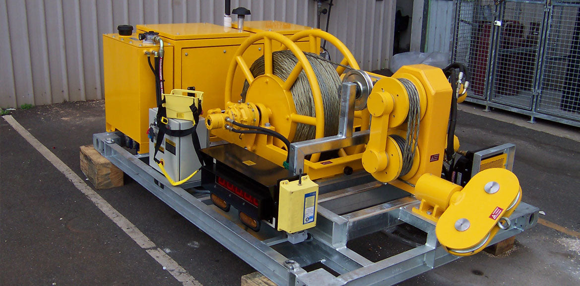 35kN Bull Wheel Winch – Skid-mount